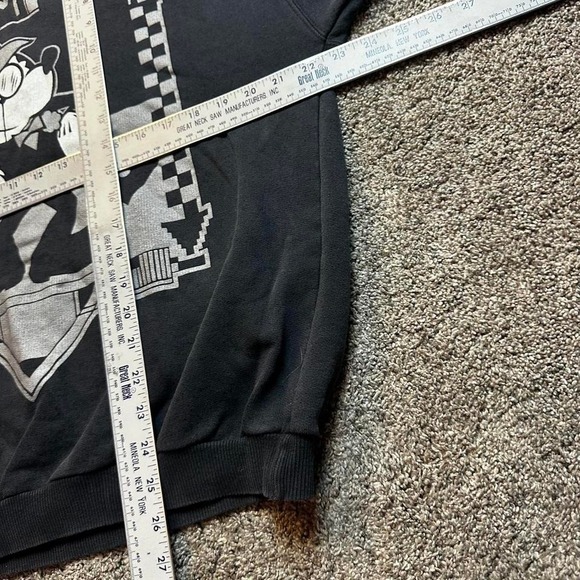 Vintage Mickey Mouse disney‎ black crewneck sweatshirt tagged womens large - Picture 5 of 6